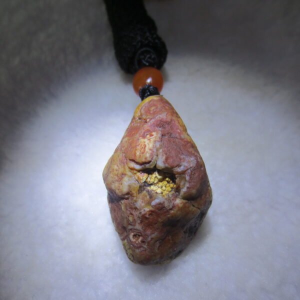 natural gobi agate pendant healing crystal jewelry (d156)