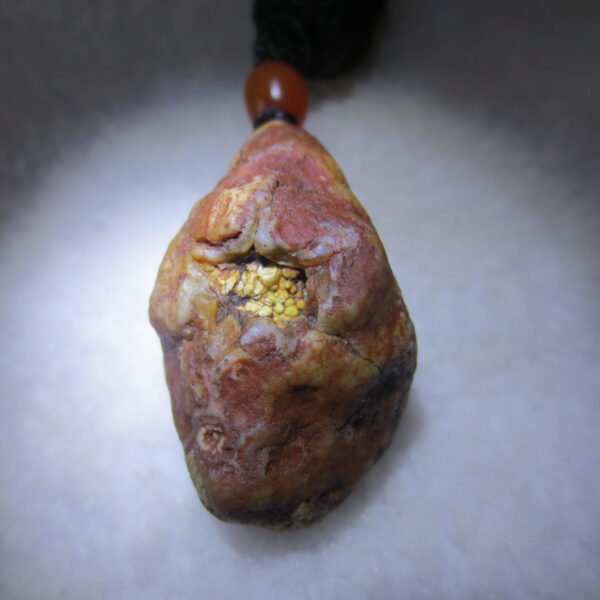 natural gobi agate pendant healing crystal jewelry (d156)