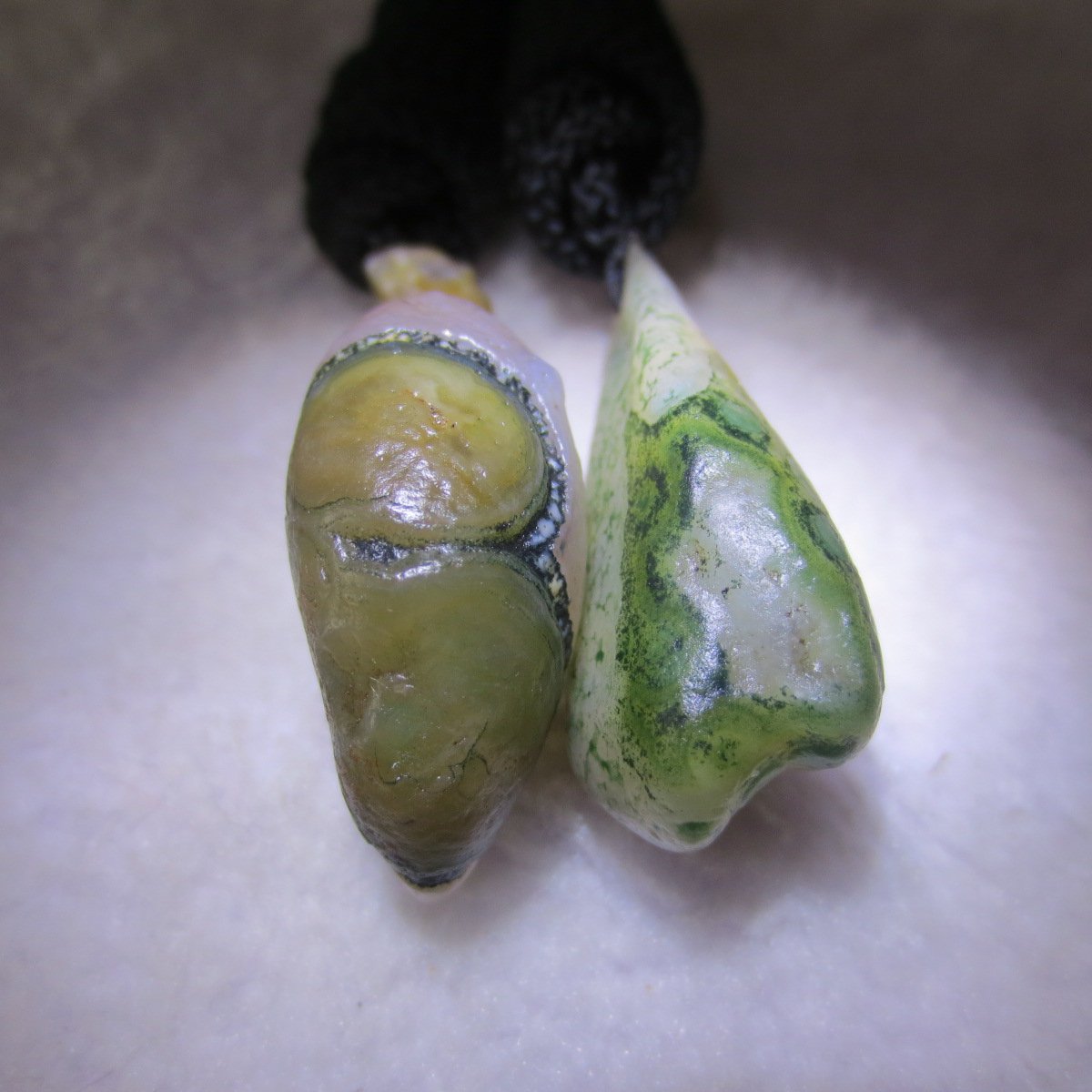 natural gobi agate pendant healing crystal jewelry (d176)