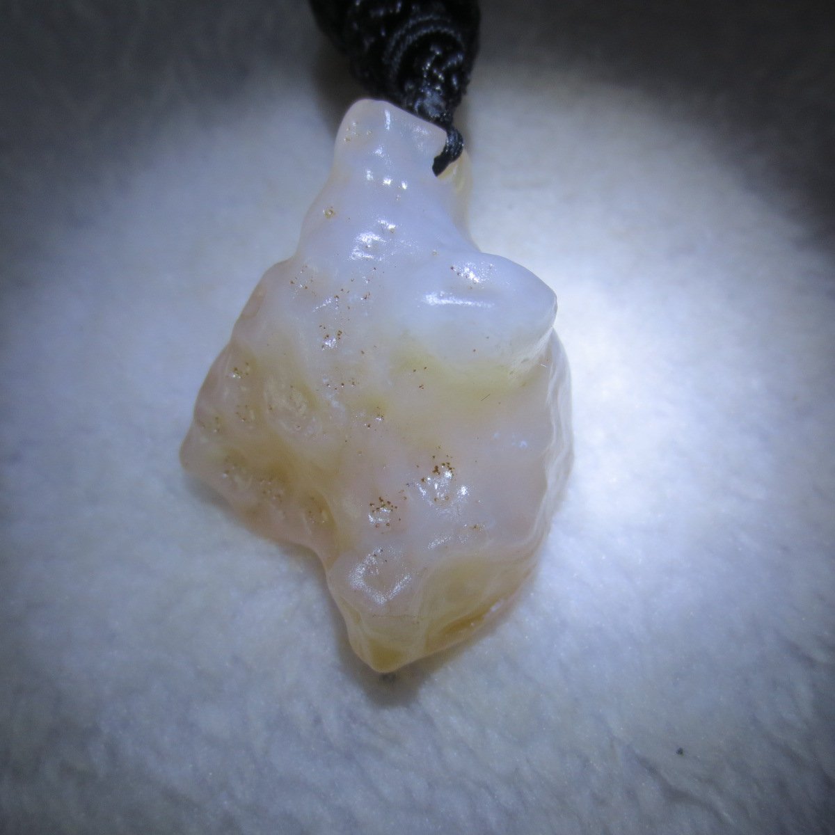 natural gobi agate pendant healing crystal jewelry (d182)