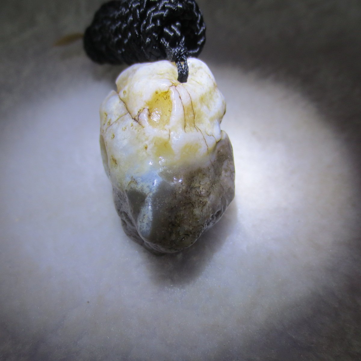 natural gobi agate pendant healing crystal jewelry (d183)