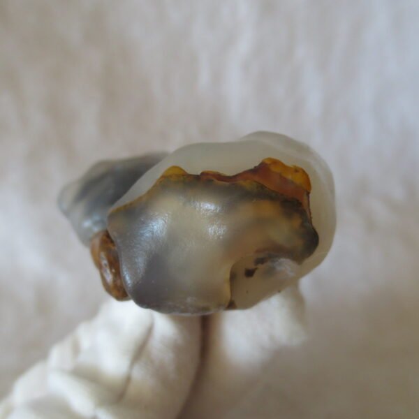 natural thumb eye gobi agate desert raw stone mineral (m121)