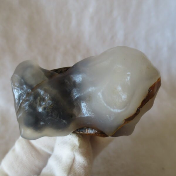 natural thumb eye gobi agate desert raw stone mineral (m121)