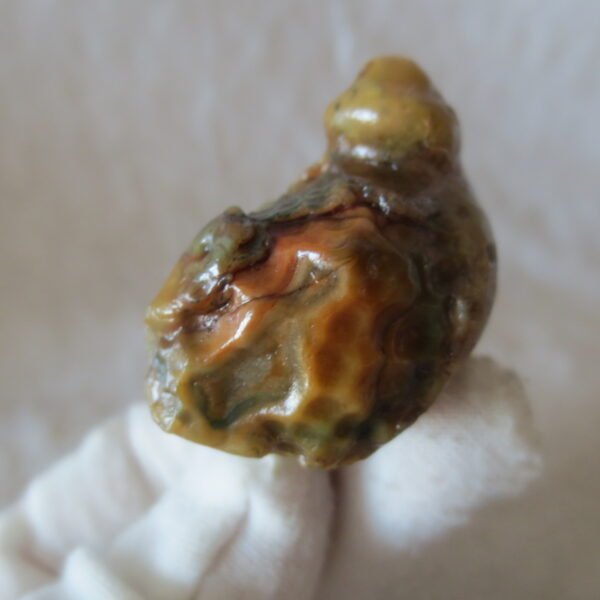 natural thumb eye gobi agate desert raw stone mineral (m155)