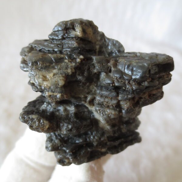 mountain shaped gobi wind carved layered agate natural rough stone specimen (k99)