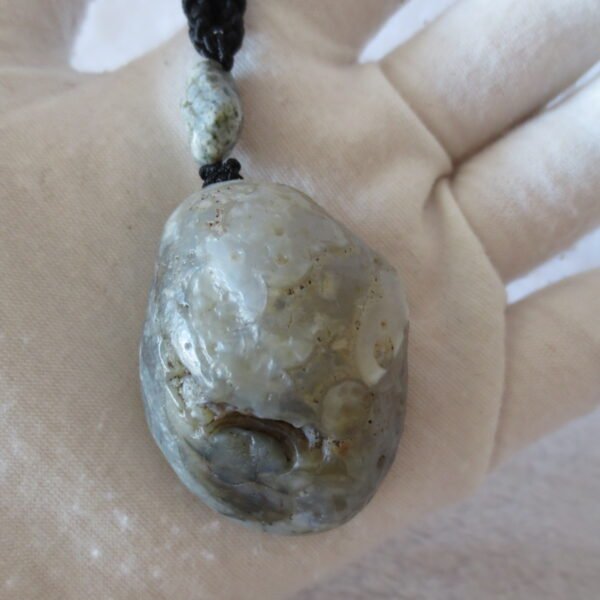 natural gobi agate pendant healing crystal jewelry (d18)