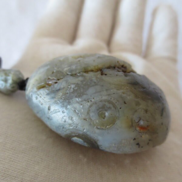 natural gobi agate pendant healing crystal jewelry (d18)