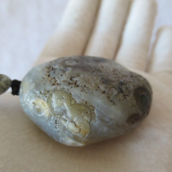 natural gobi agate pendant healing crystal jewelry (d18)