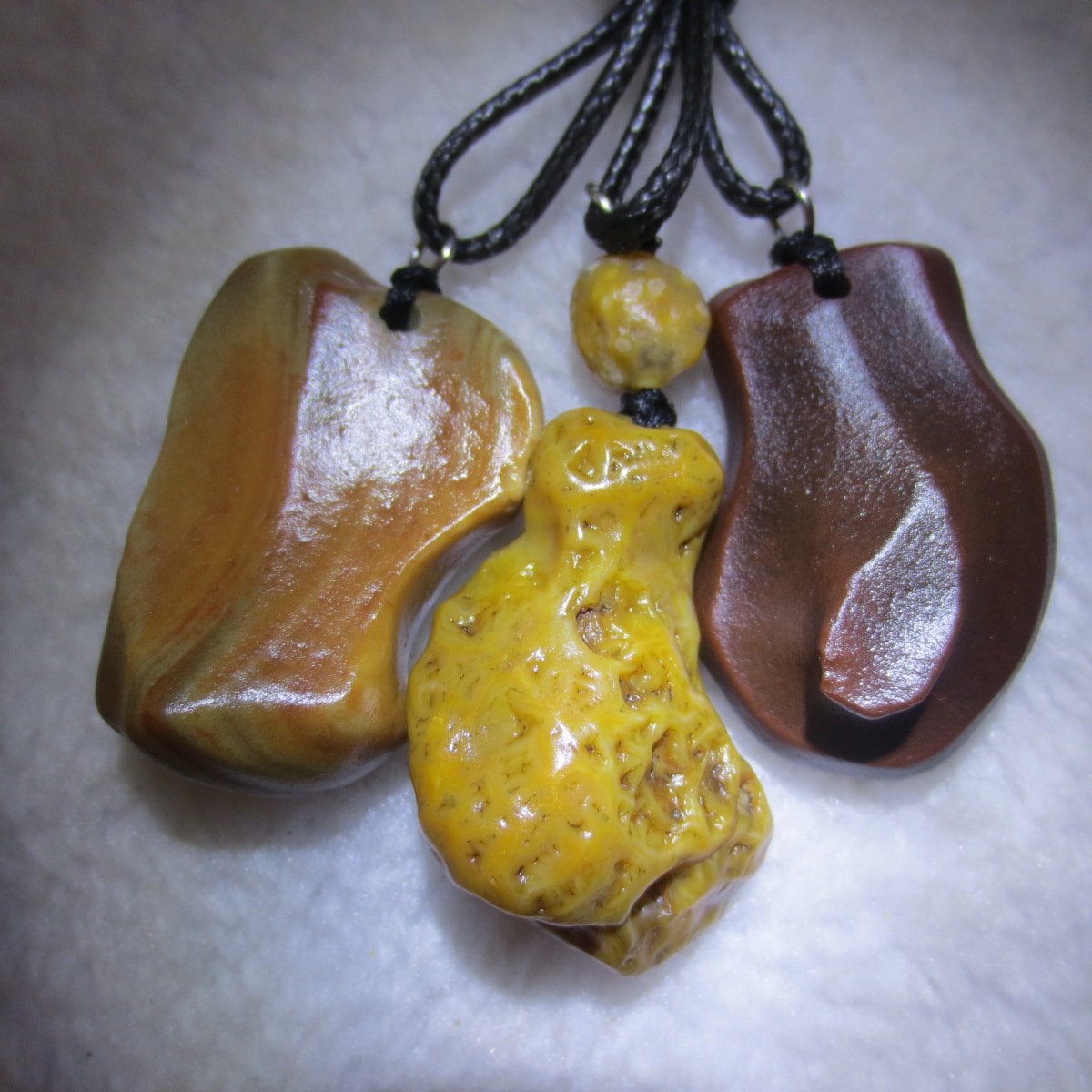 natural gobi agate pendant healing crystal jewelry (a087)