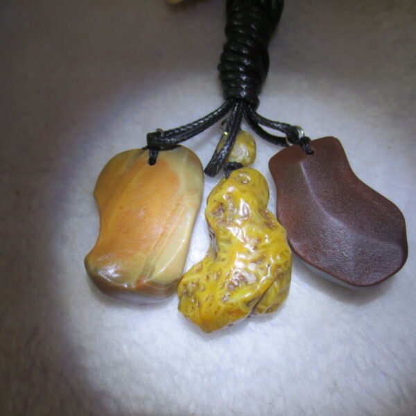 natural gobi agate pendant healing crystal jewelry (a087)