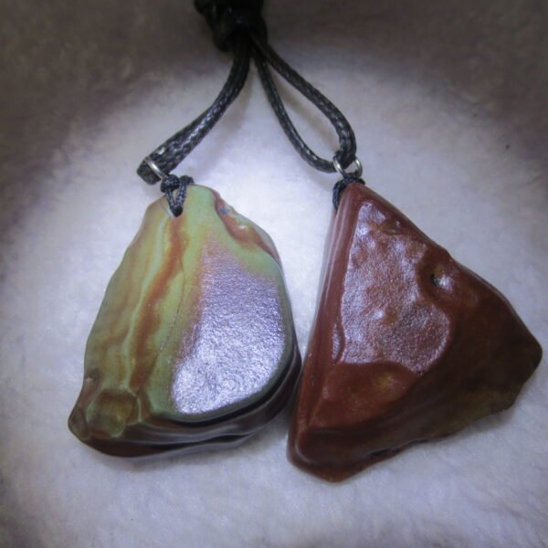 natural gobi agate pendant healing crystal jewelry (a099)