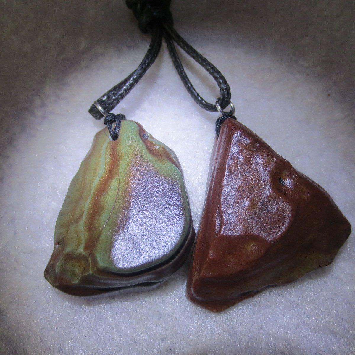 natural gobi agate pendant healing crystal jewelry (a099)