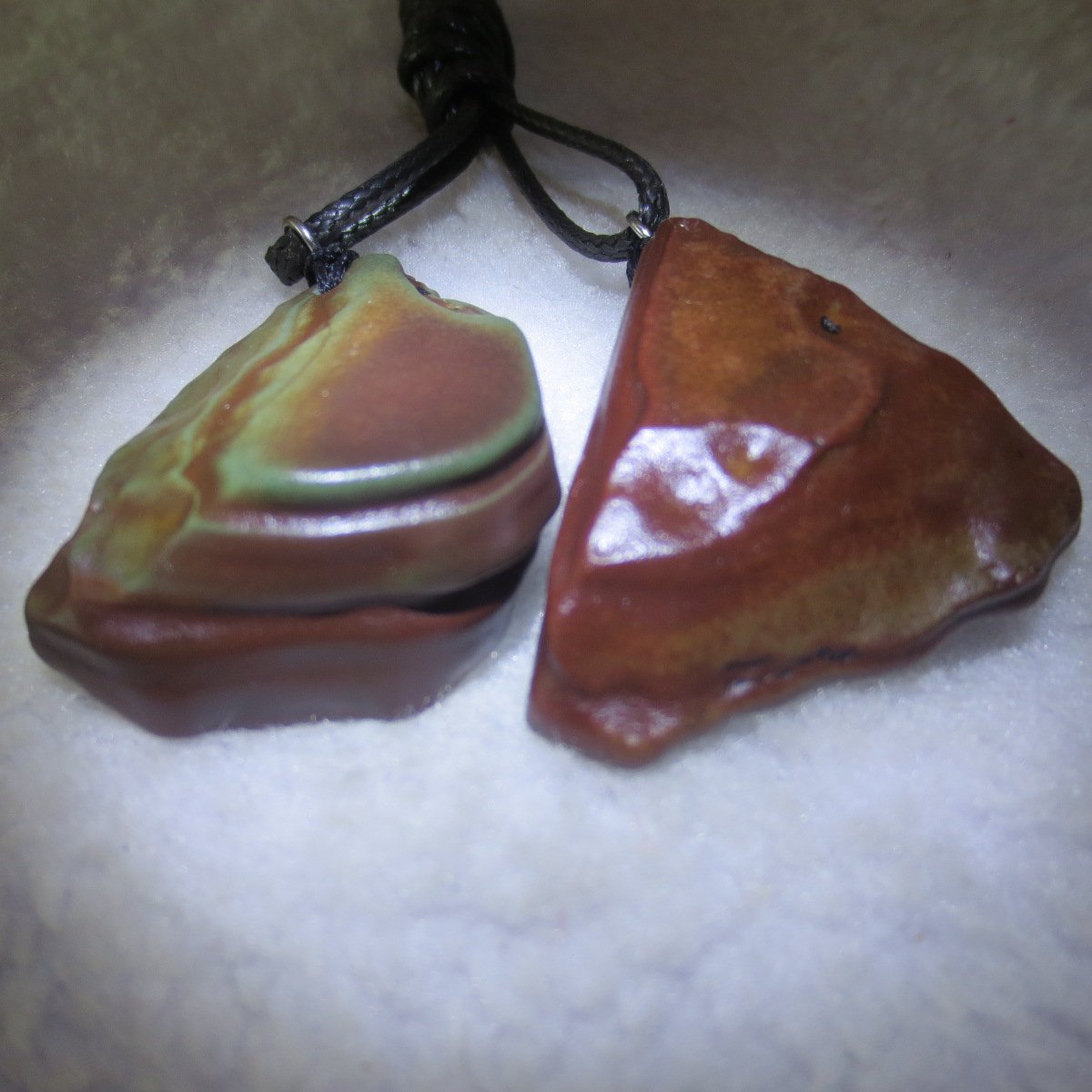natural gobi agate pendant healing crystal jewelry (a099)
