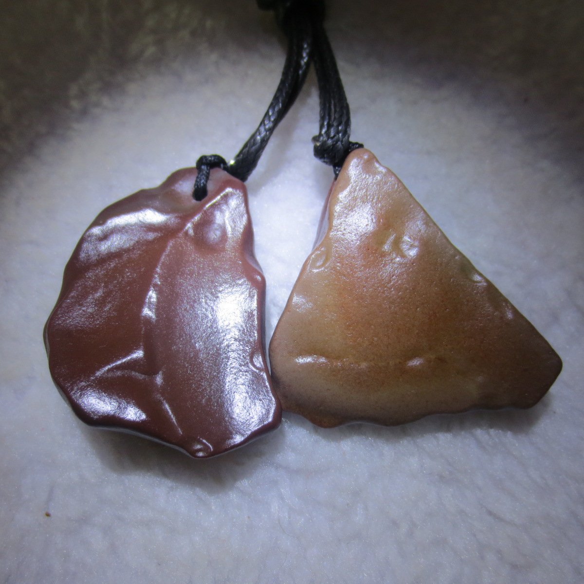 natural gobi agate pendant healing crystal jewelry (a099)