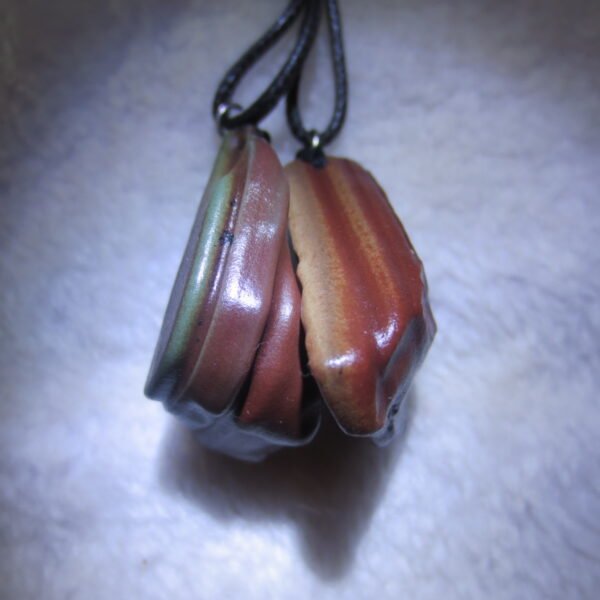 natural gobi agate pendant healing crystal jewelry (a099)
