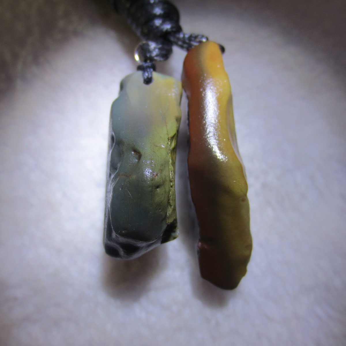 natural gobi agate pendant healing crystal jewelry (a101)