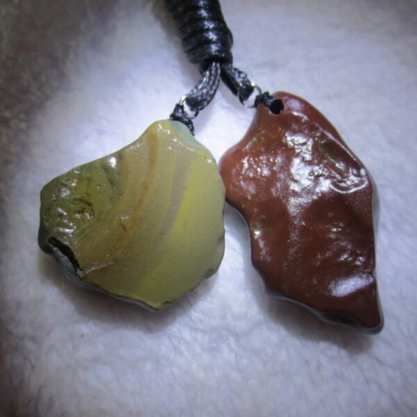 natural gobi agate pendant healing crystal jewelry (a101)