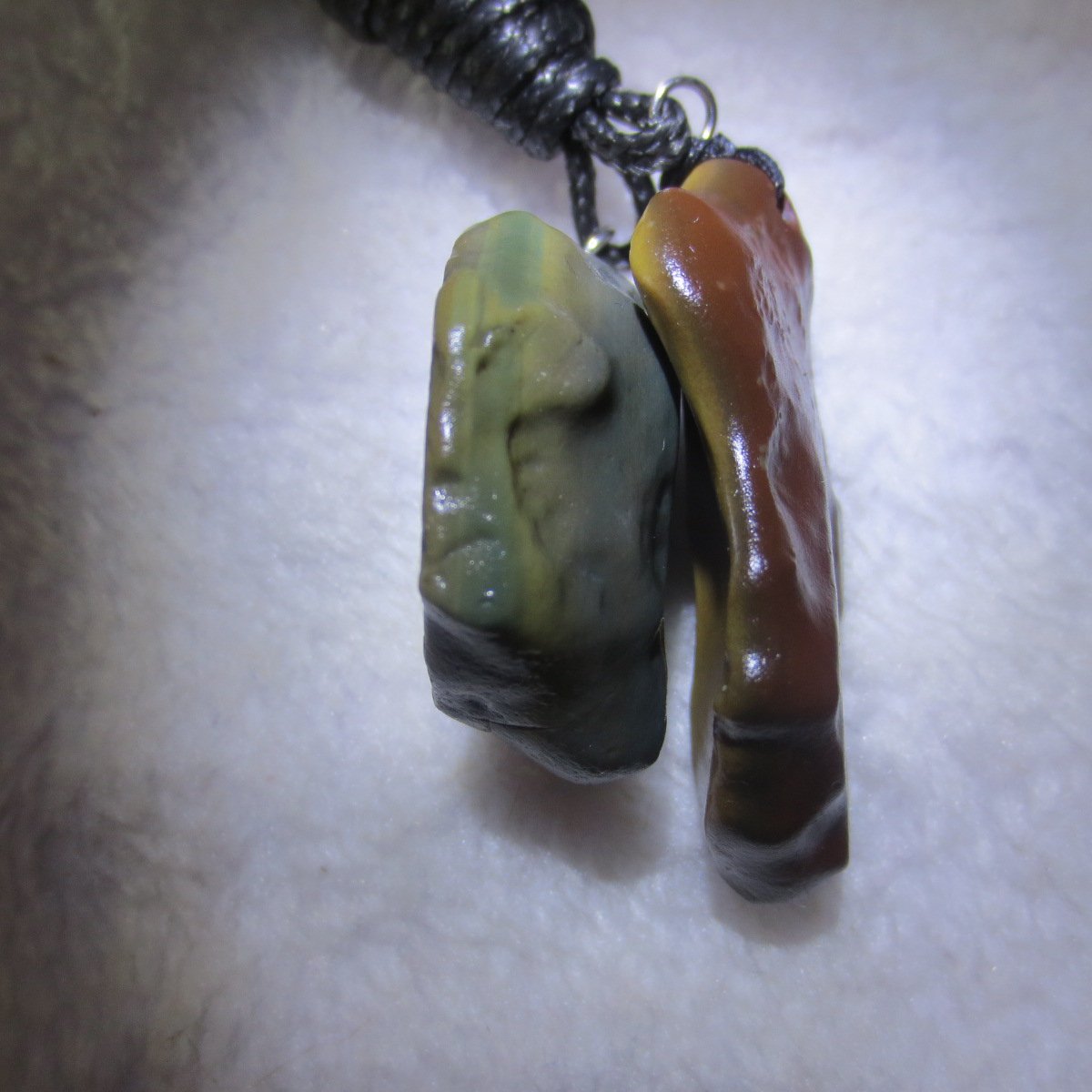 natural gobi agate pendant healing crystal jewelry (a101)