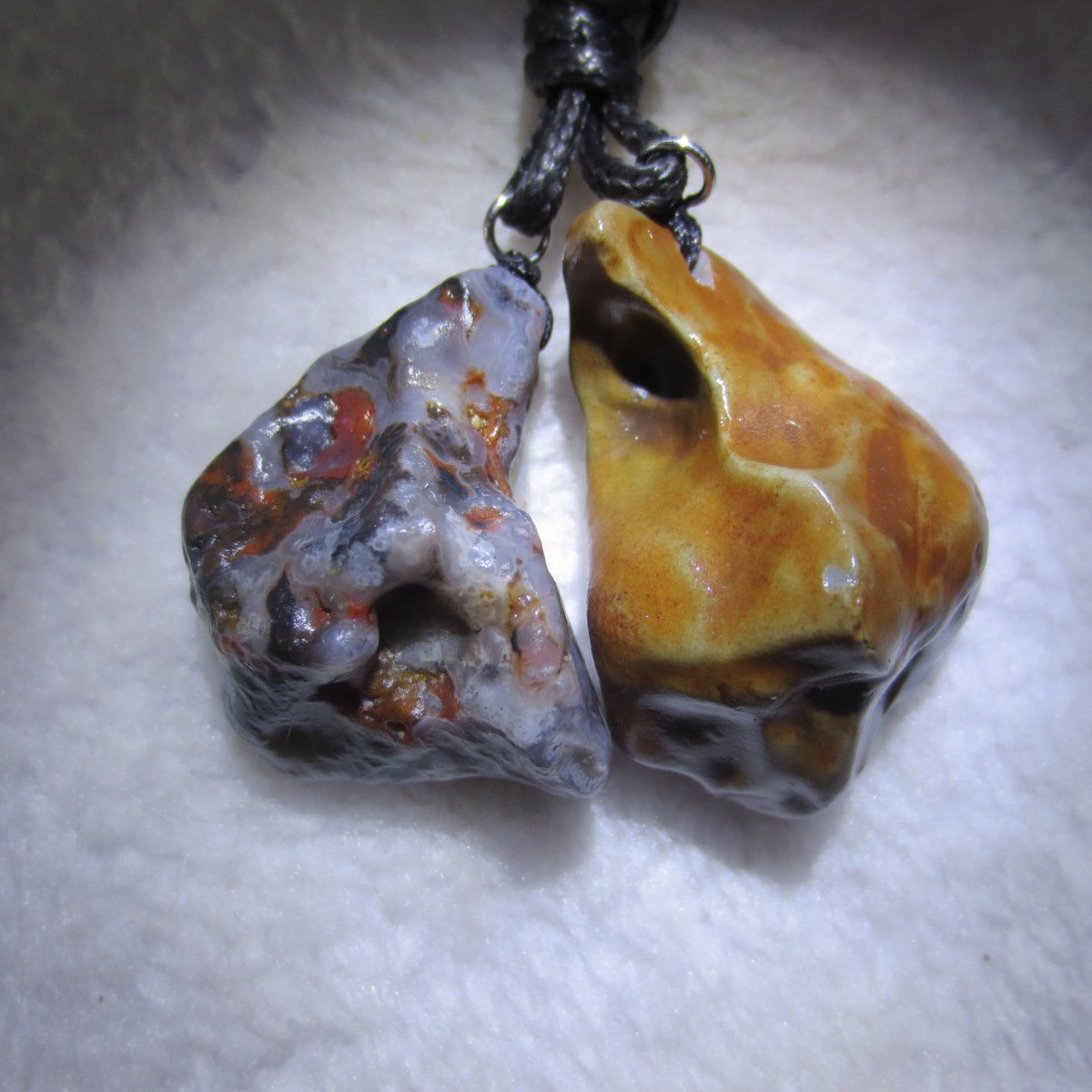 natural gobi agate pendant healing crystal jewelry (a106)