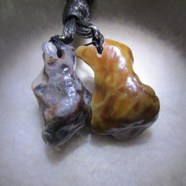 natural gobi agate pendant healing crystal jewelry (a106)