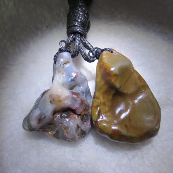 natural gobi agate pendant healing crystal jewelry (a106)