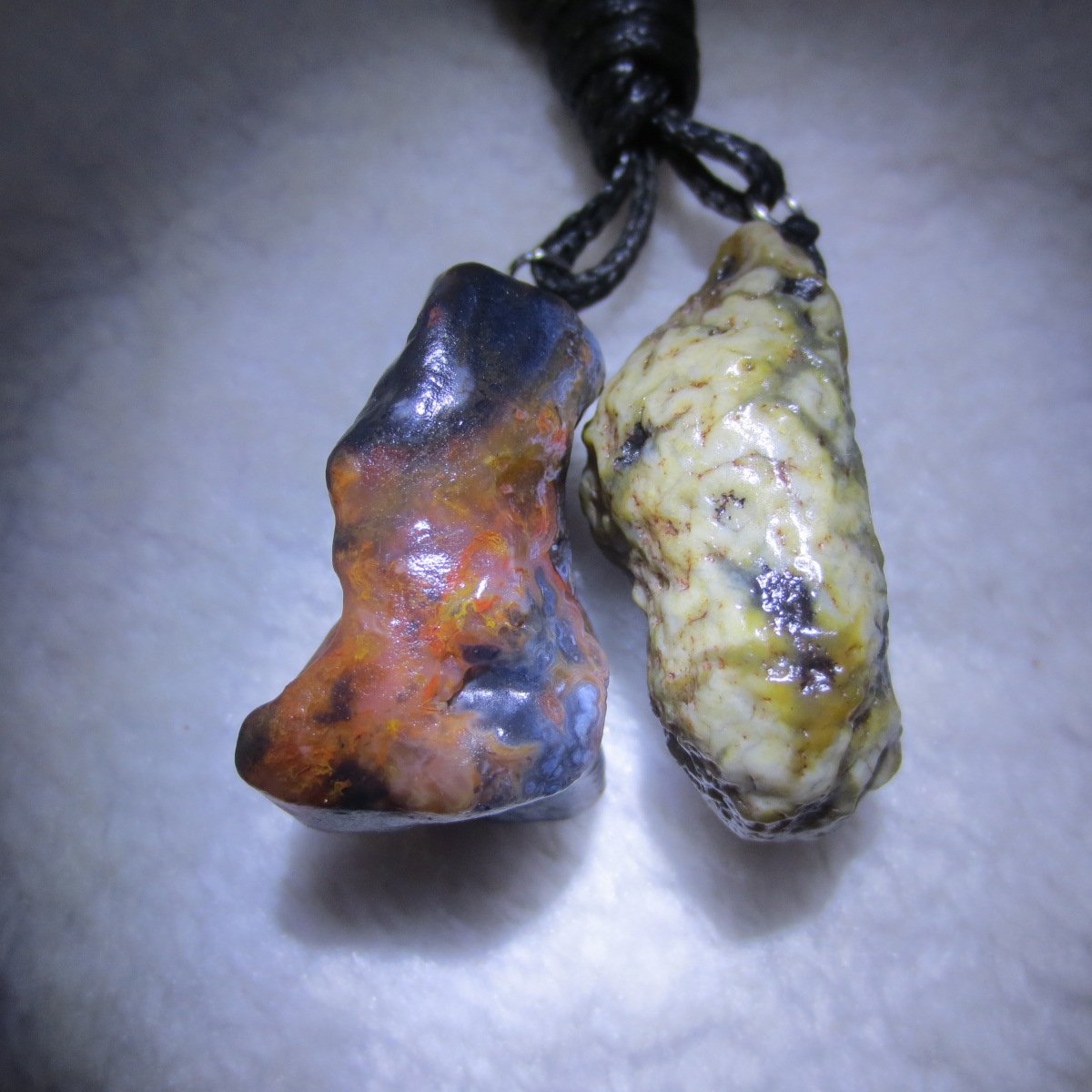 natural gobi agate pendant healing crystal jewelry (a108)