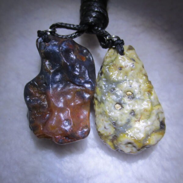 natural gobi agate pendant healing crystal jewelry (a108)