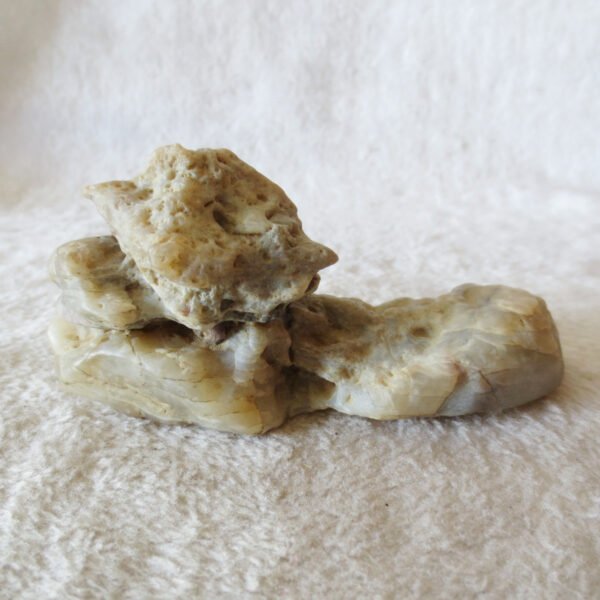 natural quartz flower gobi stone raw desert rock home decor. (g48)