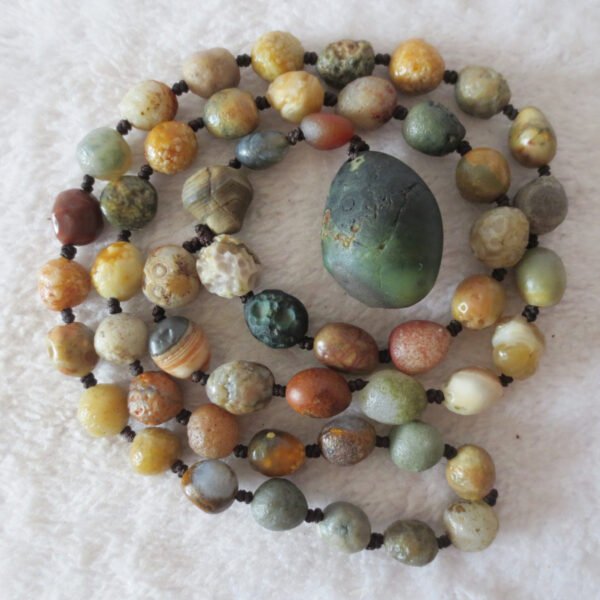 gobi agate raw stone necklace – authentic desert gem jewelry (n646) (copy)