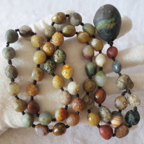 gobi agate raw stone necklace – authentic desert gem jewelry (n646) (copy)