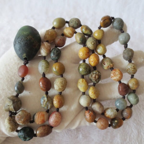 gobi agate raw stone necklace – authentic desert gem jewelry (n646) (copy)