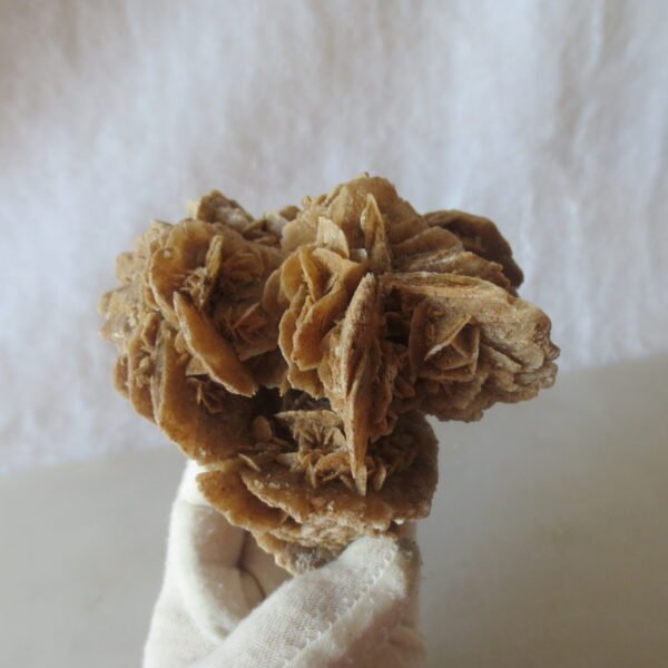 natural quartz flower gobi stone raw desert rock home decor. (g15)
