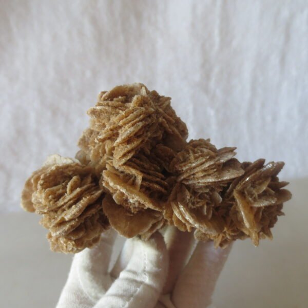 natural quartz flower gobi stone raw desert rock home decor. (g21)