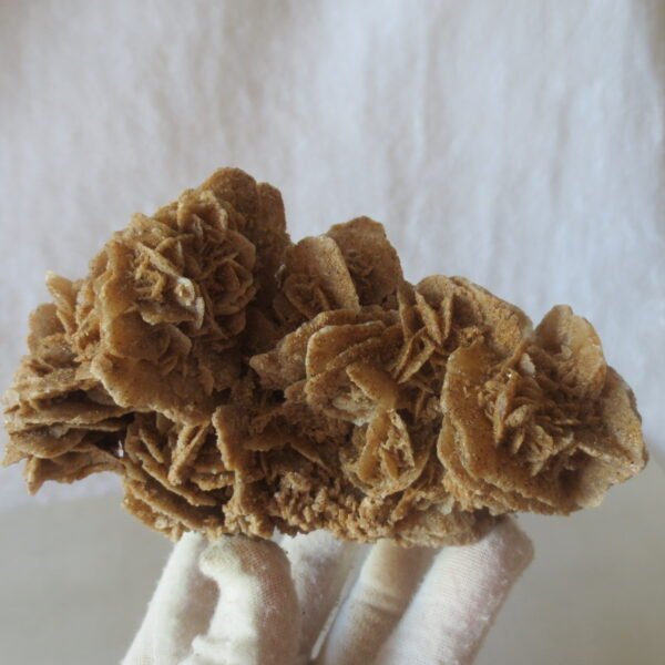 natural quartz flower gobi stone raw desert rock home decor. (g21)