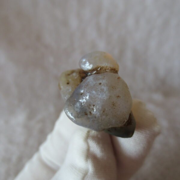 natural thumb eye gobi agate desert raw stone mineral (f46)