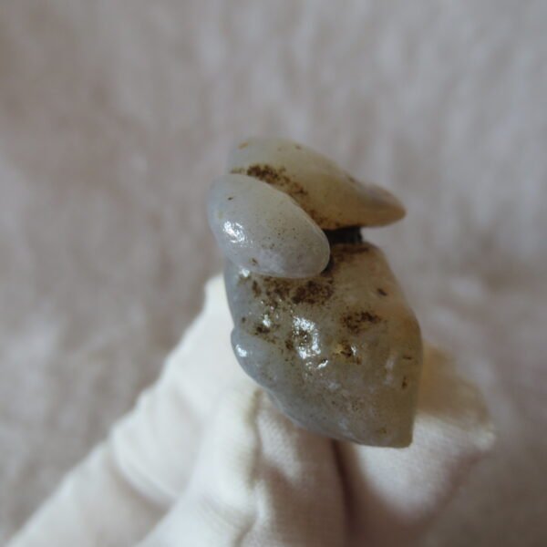 natural thumb eye gobi agate desert raw stone mineral (f46)