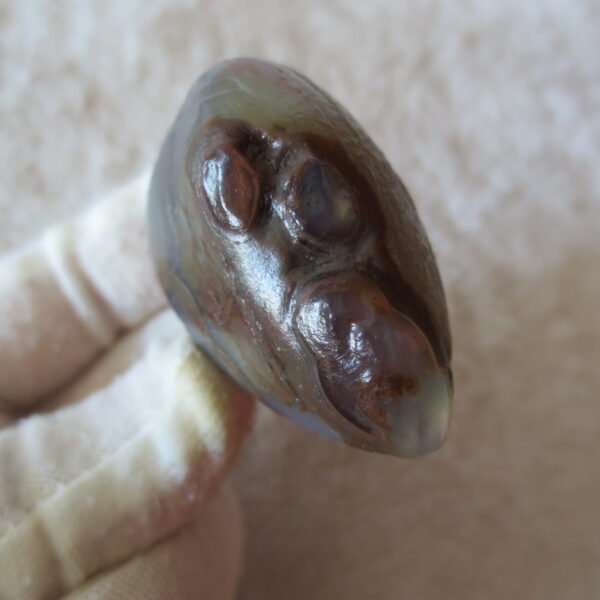 natural thumb eye gobi agate desert raw stone mineral (m118) (copy)