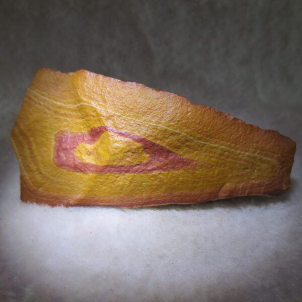 natural banded gobi agate raw desert mudstone mineral (j49)