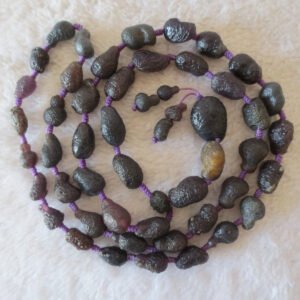 gobi agate raw stone necklace – authentic desert gem jewelry (n667)