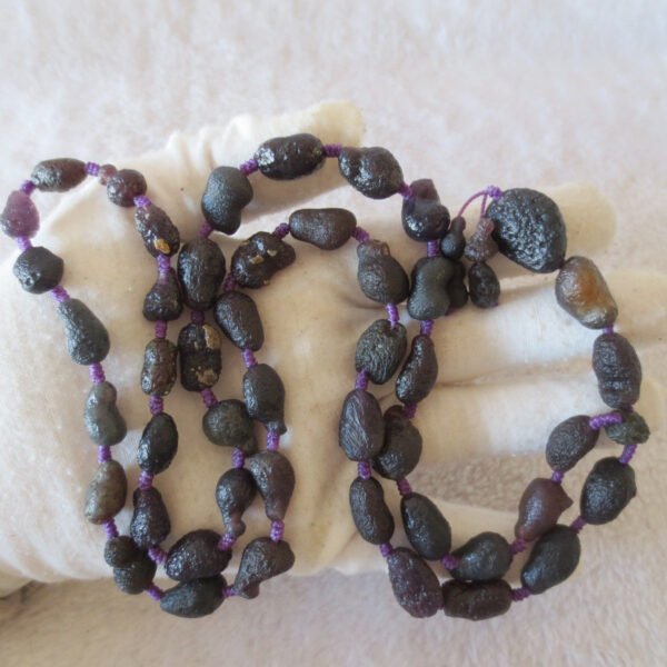 gobi agate raw stone necklace – authentic desert gem jewelry (n667)