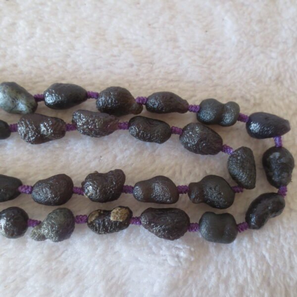 gobi agate raw stone necklace – authentic desert gem jewelry (n667)