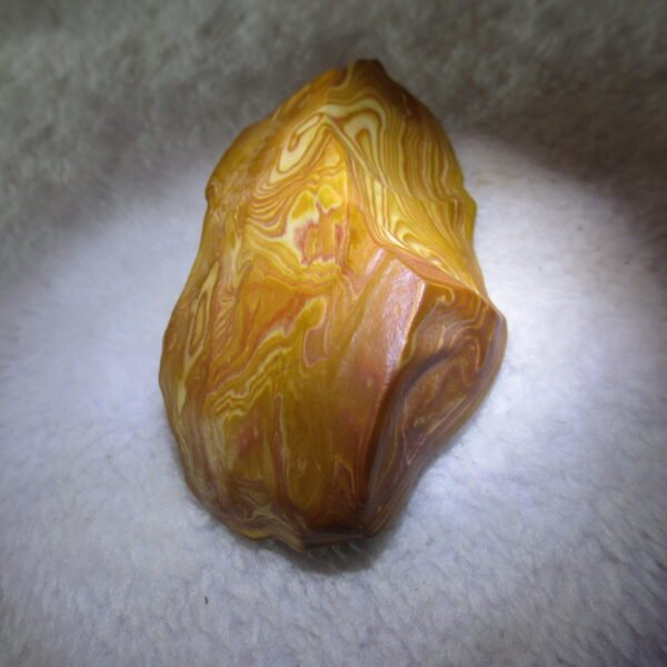 natural banded gobi agate raw desert mudstone mineral (j24)