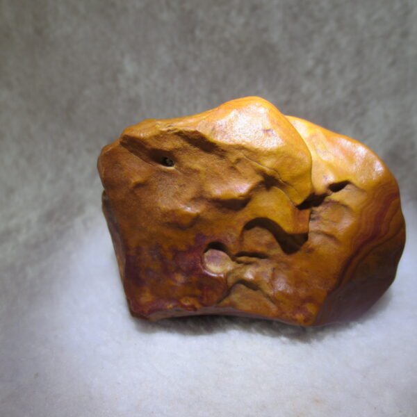 natural banded gobi agate raw desert mudstone mineral (j30)