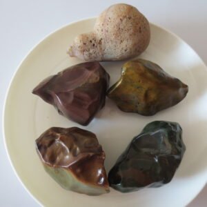 gobi desert raw rough stones natural gemstone specimen for collectors (p29)