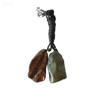 a098 set of 2 desert gobi agate pendant