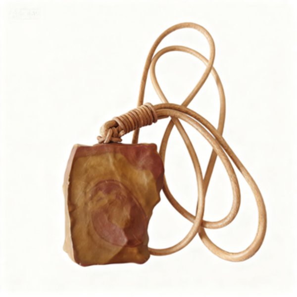 natural gobi agate pendant healing crystal jewelry (3443)