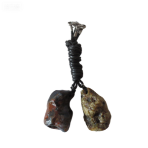 a108 set of 2 desert gobi agate pendant