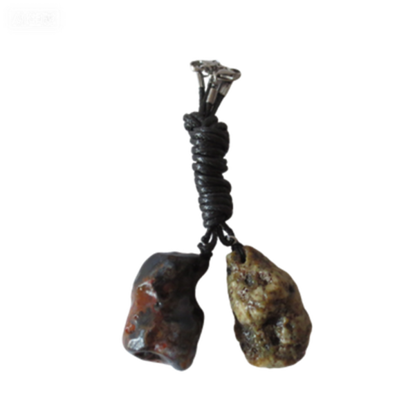 a108 set of 2 desert gobi agate pendant