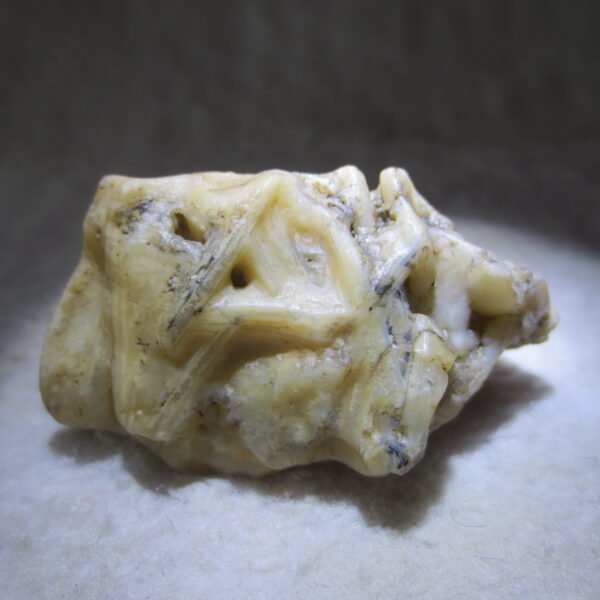 natural gobi skeleton stone (ji gu stone), boxwork ventifact, desert viewing stone (u01）