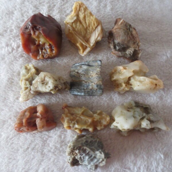 gobi desert raw rough stones natural mountain gobi rocks specimen for table decor. (p55)